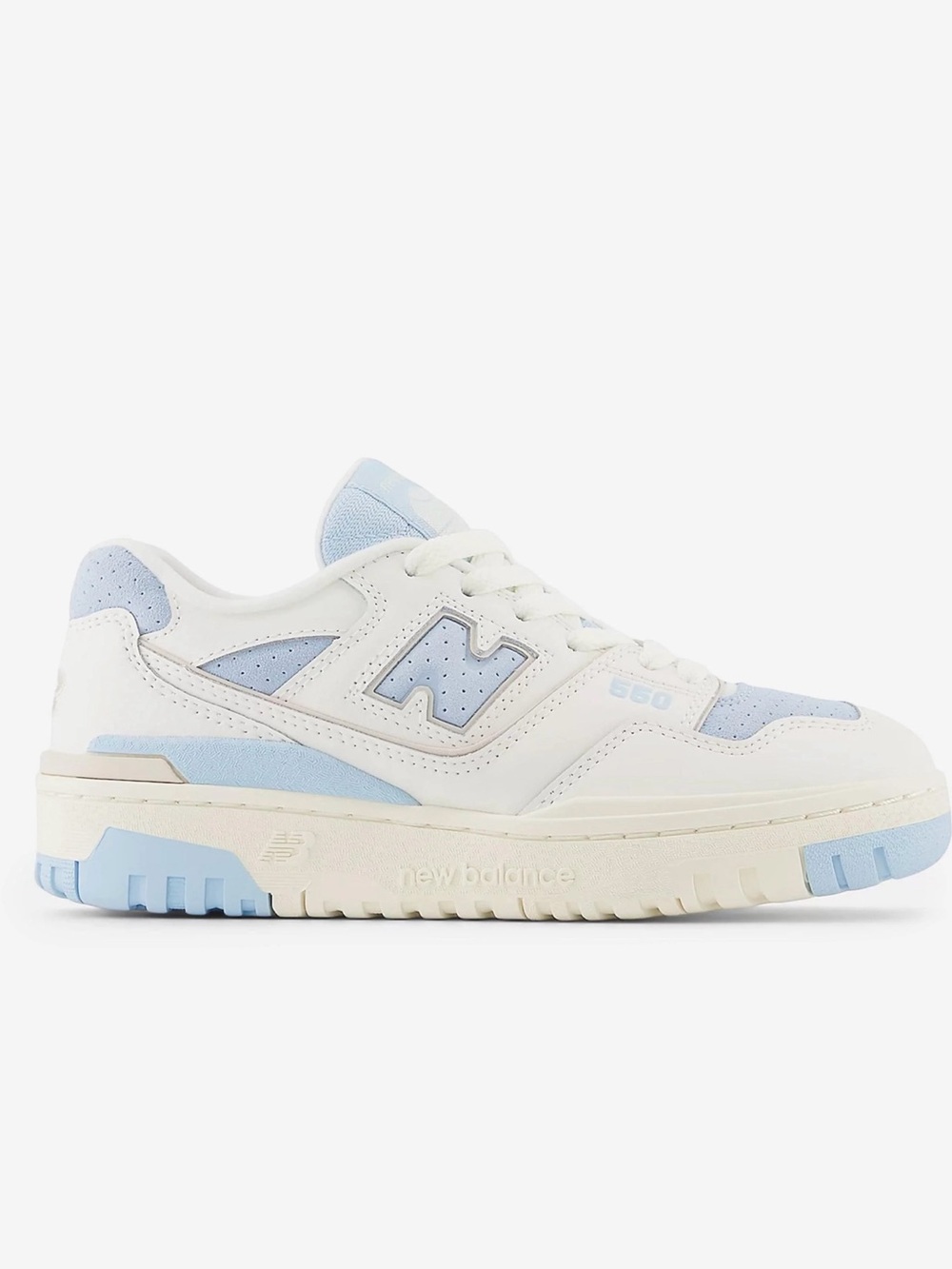 New Balance 550 Sneakers Sea Salt Light Chrome Blue 6